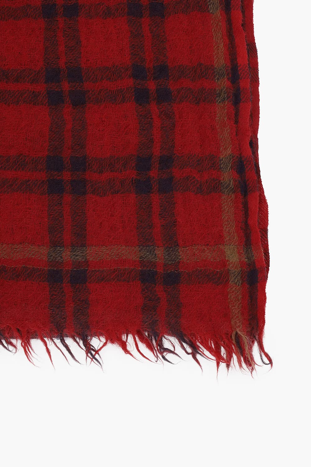 울100 BUFFALO CHECK SCARF 레드 머플러 QE4FMHTSC102Q44