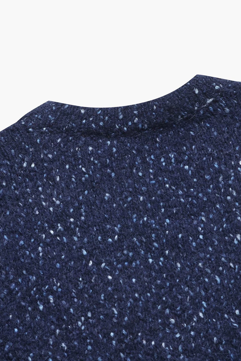 알파카 믹스 Konrad knit 네이비 니트 가디건 QE4FMRDKN102Q66