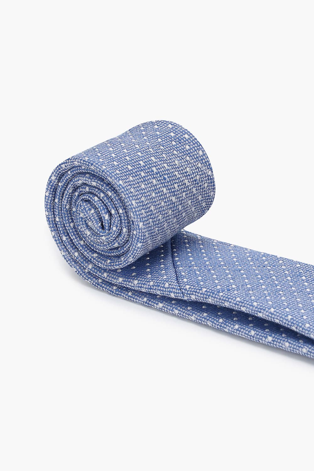 린넨 혼방 깅엄 체크 넥타이 02334P706501