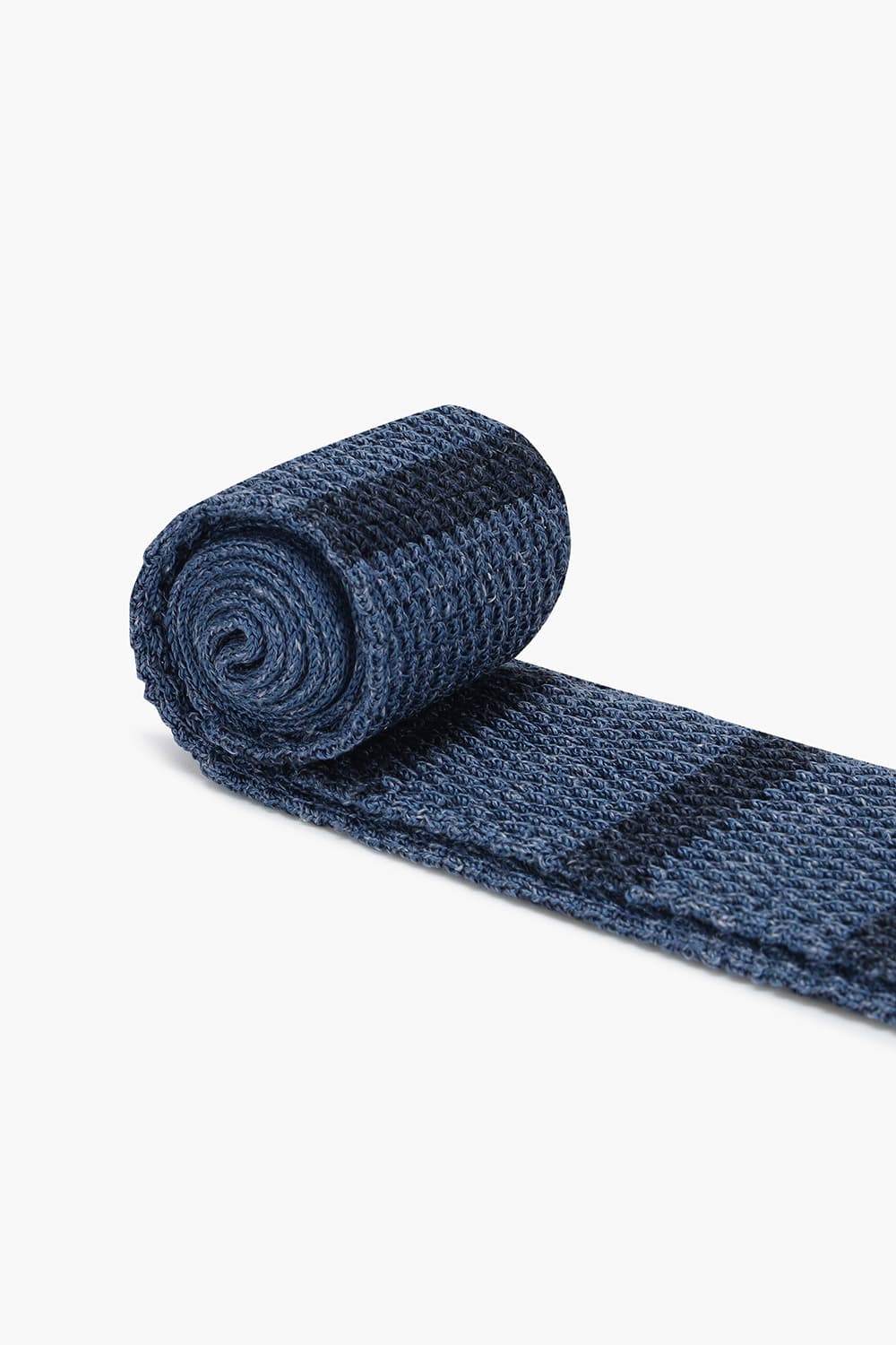 린넨 혼방 스트라이프 넥타이 04178P719802