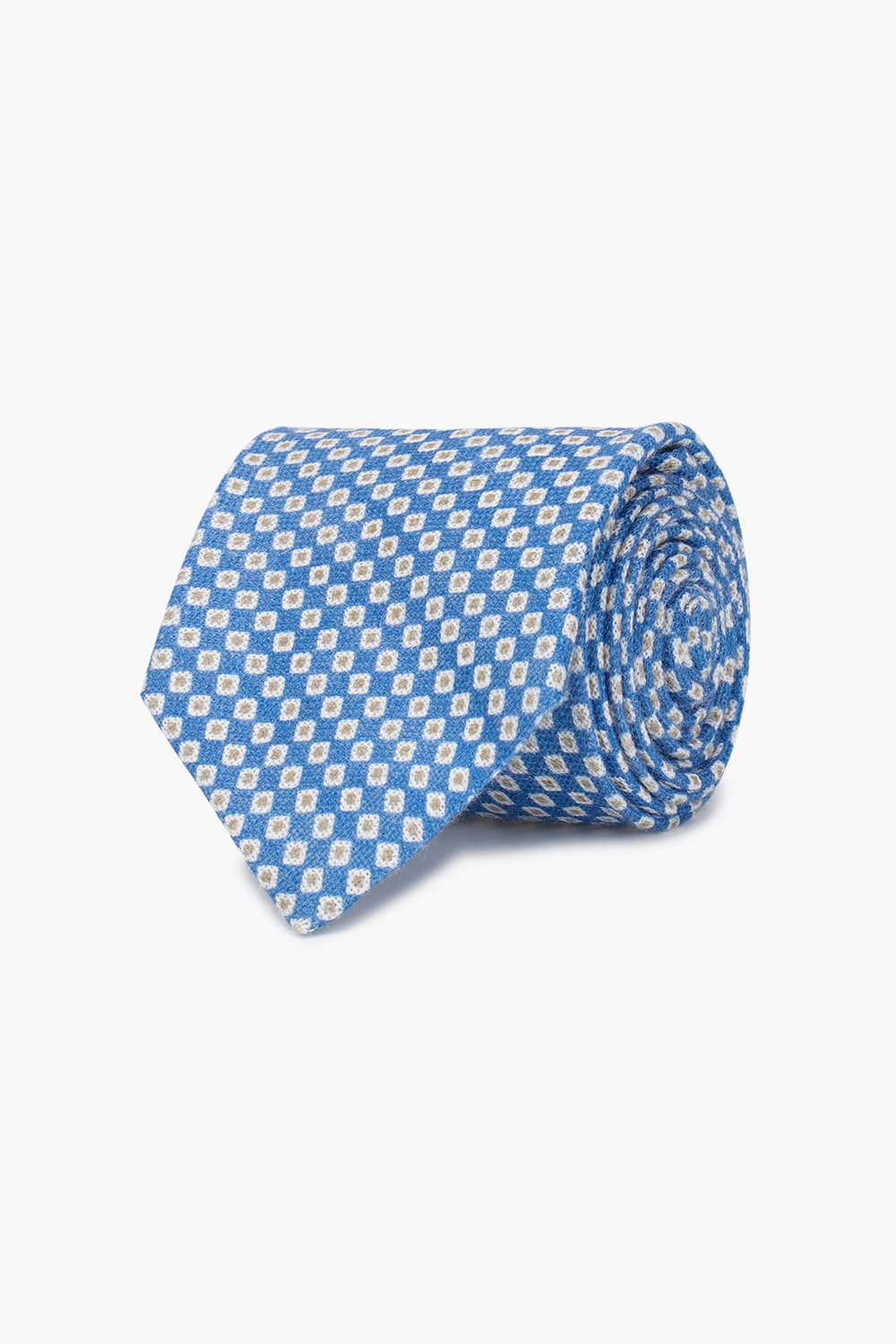 린넨 도트 패턴 넥타이 02330P714001