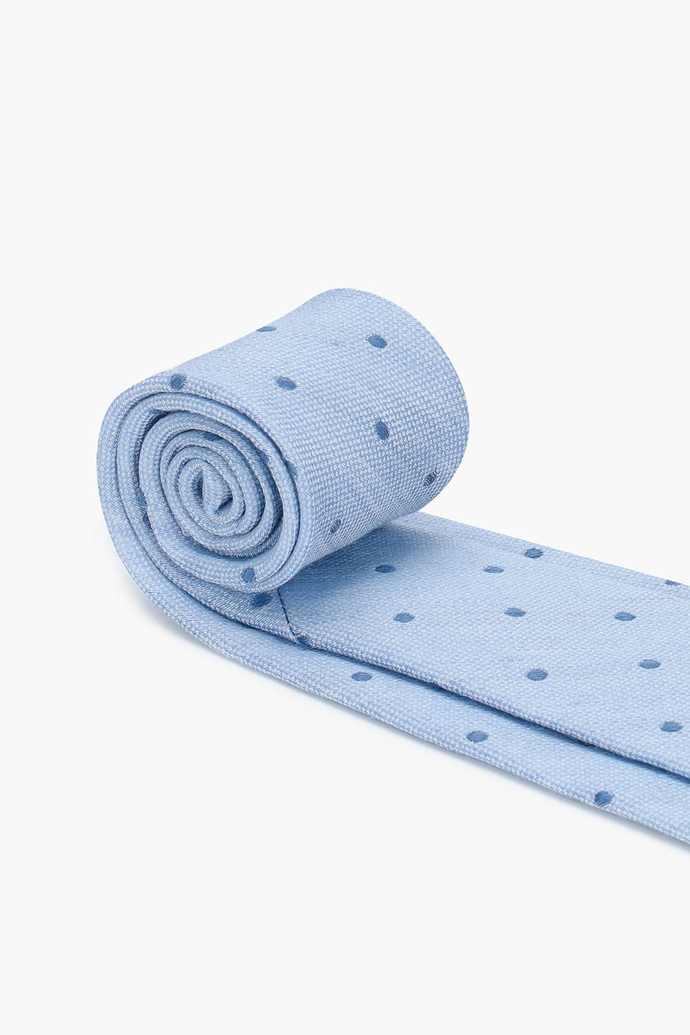 린넨 혼방 도트 패턴 넥타이 02334P717303