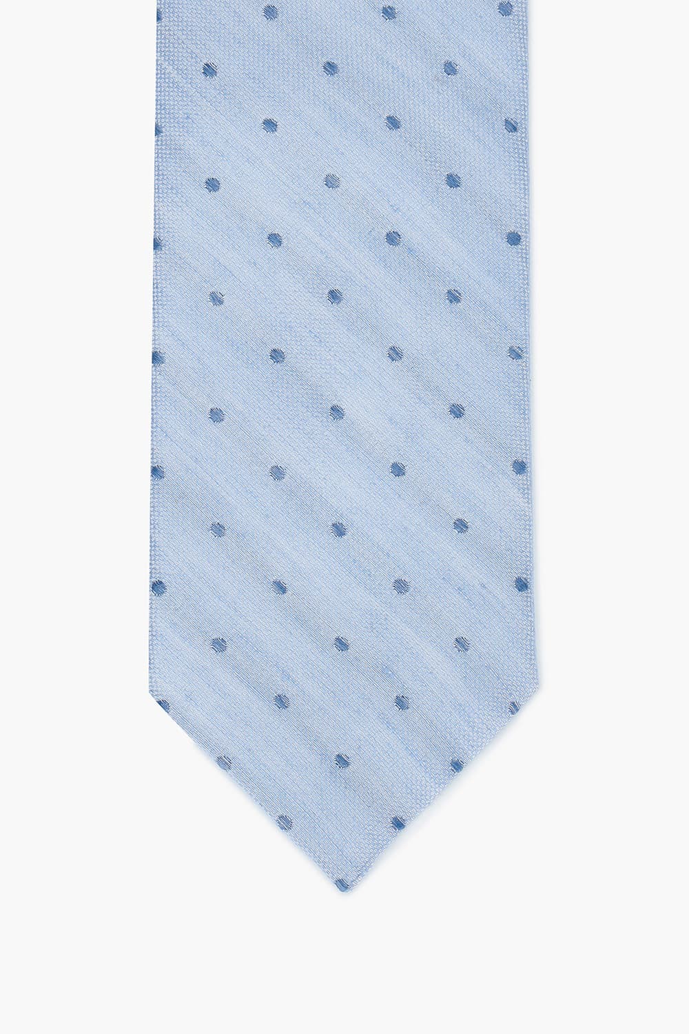 린넨 혼방 도트 패턴 넥타이 02334P717303