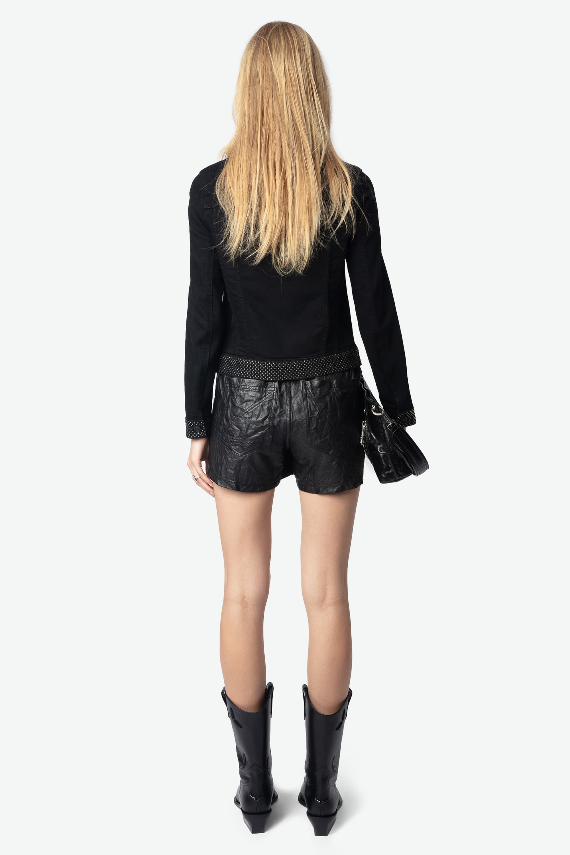 Kioky Strass Denim Jacket