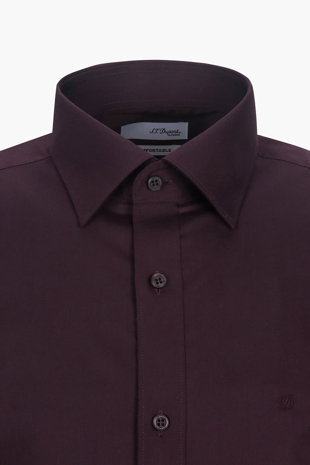 스트레치 솔리드 951 컴포터블 셔츠 와인 SE4FM22LS951SWN