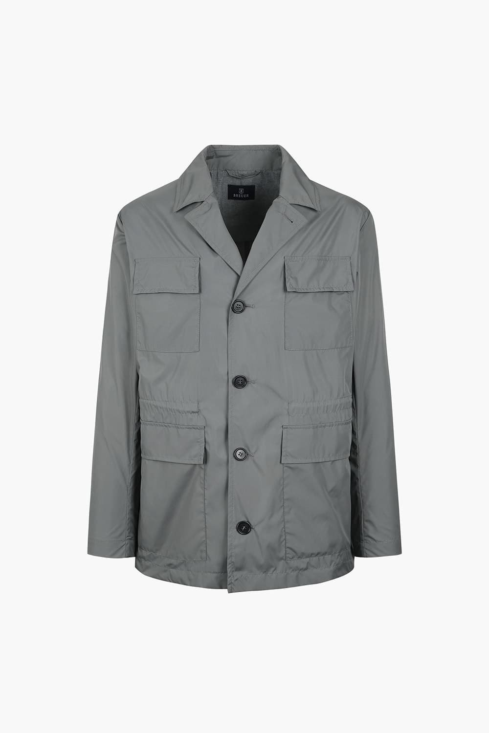 폴리 카라 아우터 그레이 RE5SMMAOT802R96