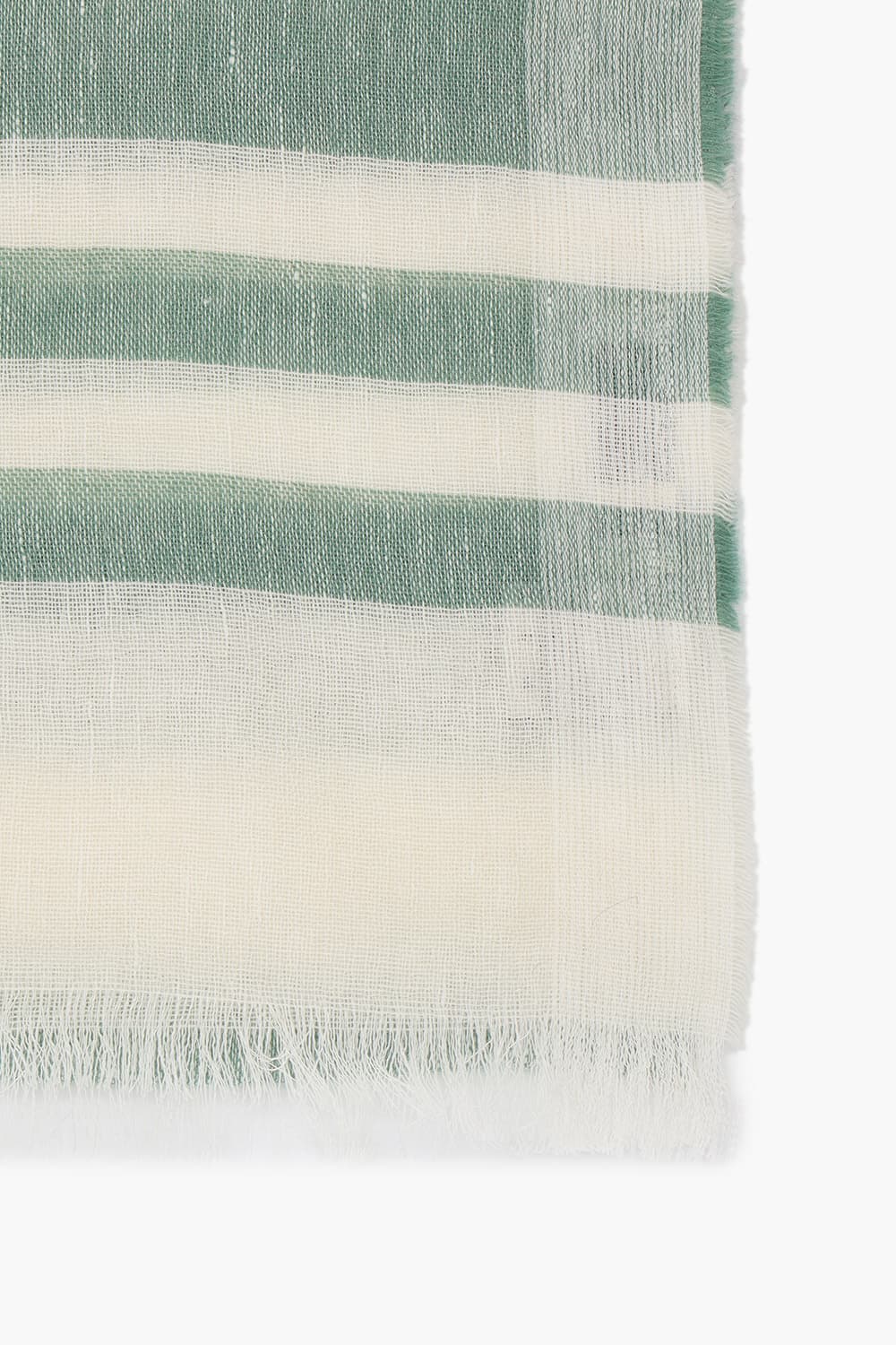 CASH 린넨 스트라이프 스카프 06453P590301