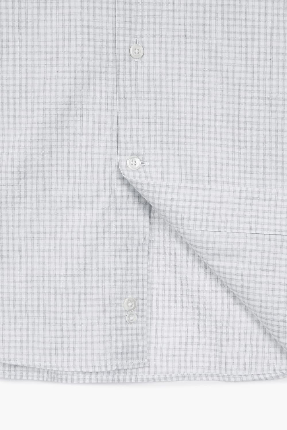 BEAULIEU 코튼 깅엄 체크 셔츠 BE160P544301