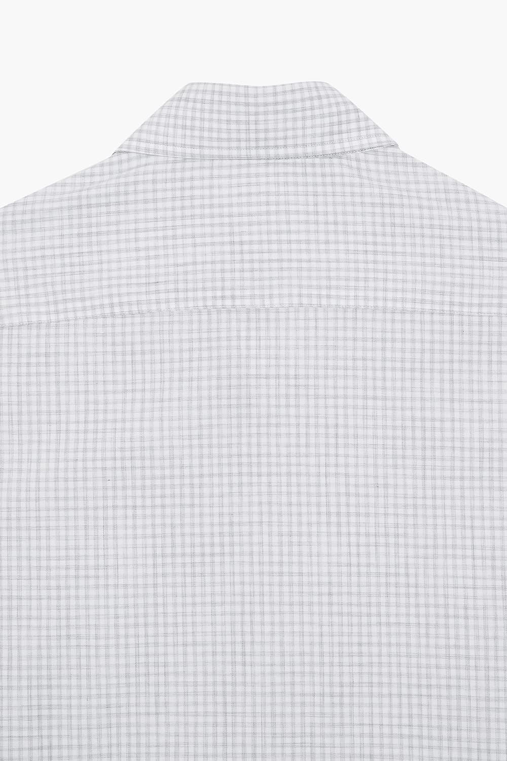 BEAULIEU 코튼 깅엄 체크 셔츠 BE160P544301