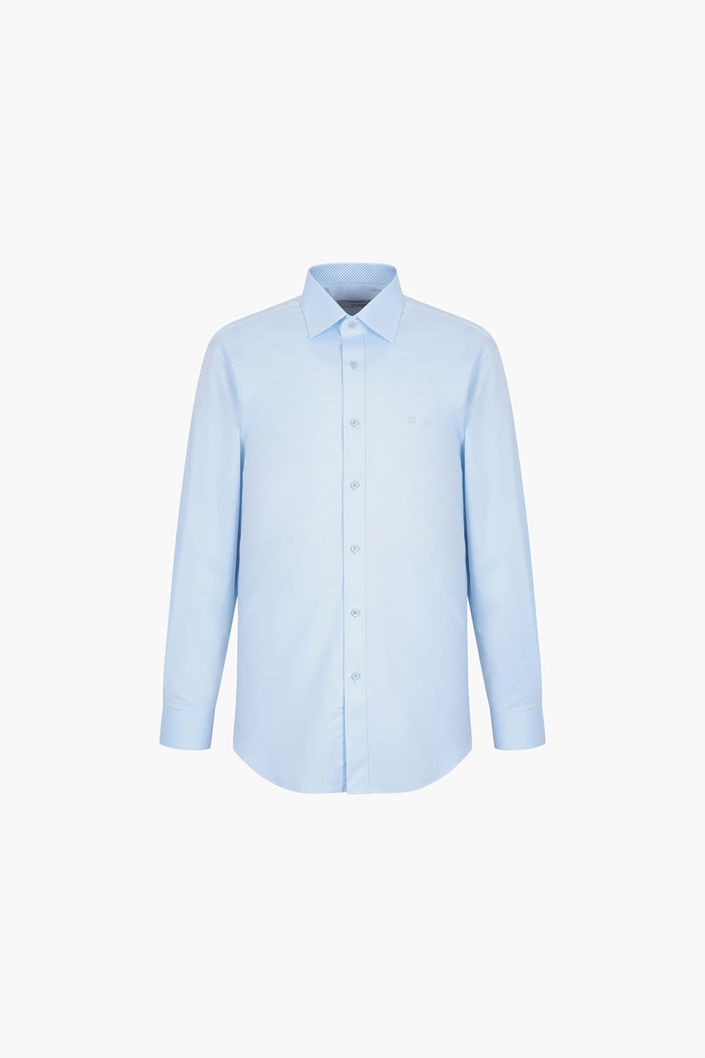 텐셀 혼방 프린트 배색 103 비즈니스 셔츠 블루 SE5SM11LS103SBU