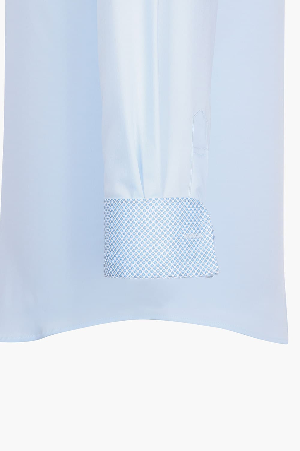 텐셀 혼방 프린트 배색 103 비즈니스 셔츠 블루 SE5SM11LS103SBU