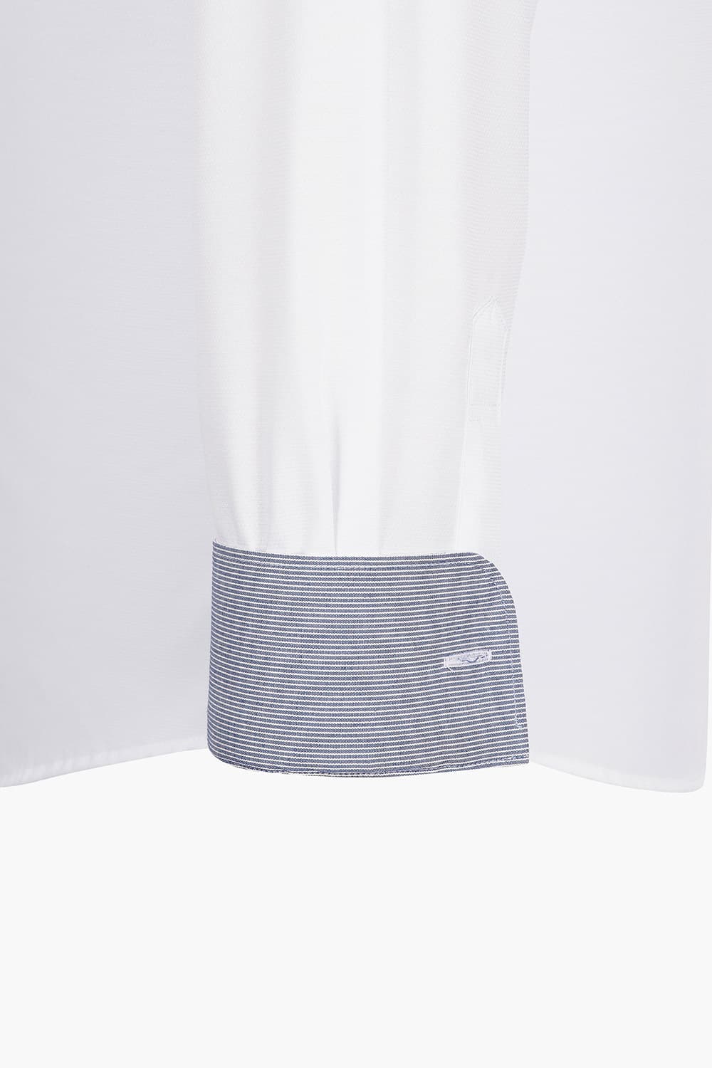 텐셀 배색 트리콜로르바 자수 109 비즈니스 셔츠 화이트 SE5SM11LS109SWH