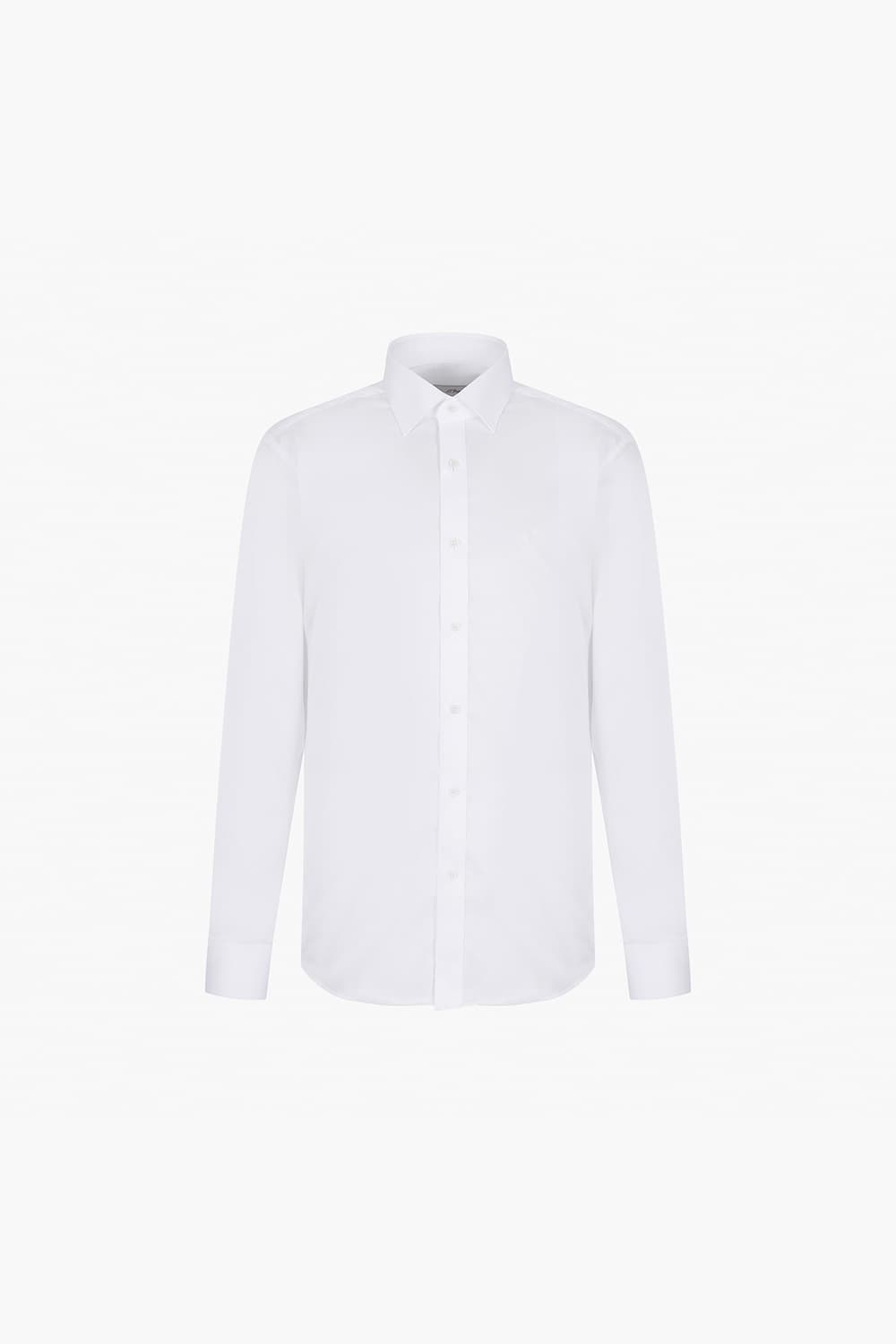 [300's] 순면 솔리드 골드 351 컴포터블 셔츠 화이트 SE5SM21LS351SWH