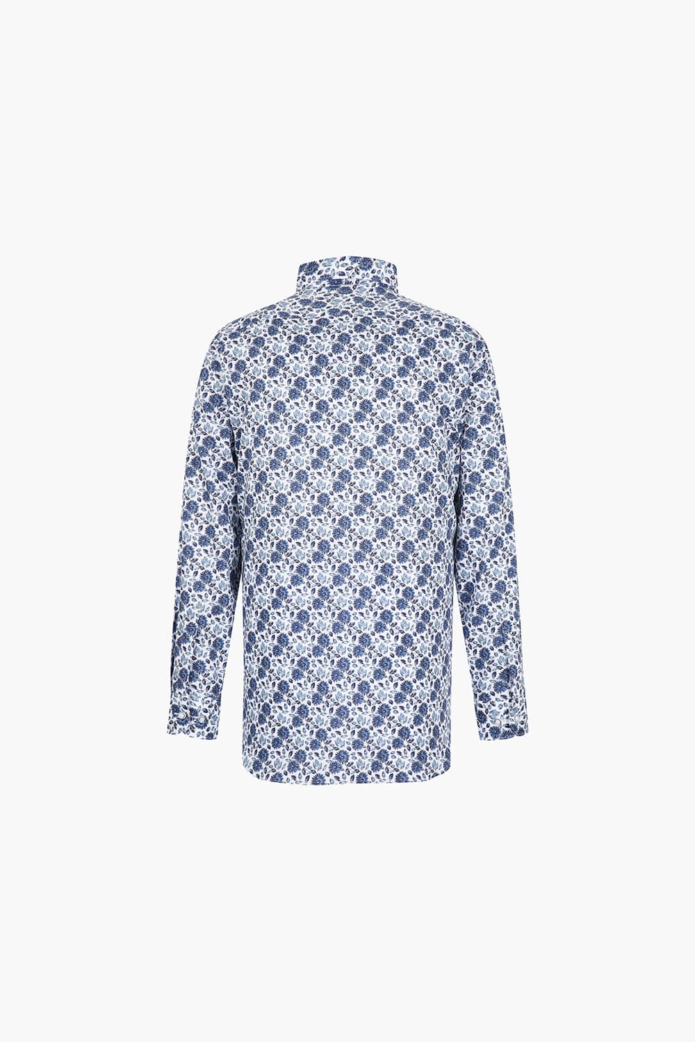 텐셀 플라워 프린트 121 비즈니스 셔츠 네이비 SE5SM11LS121SNY