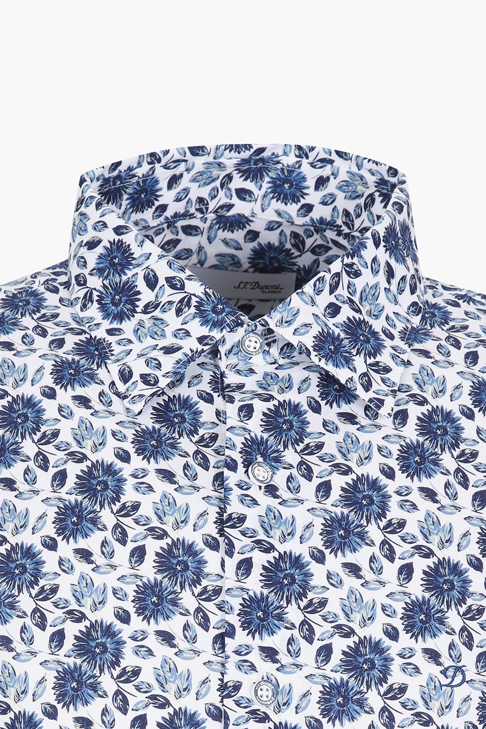 텐셀 플라워 프린트 121 비즈니스 셔츠 네이비 SE5SM11LS121SNY