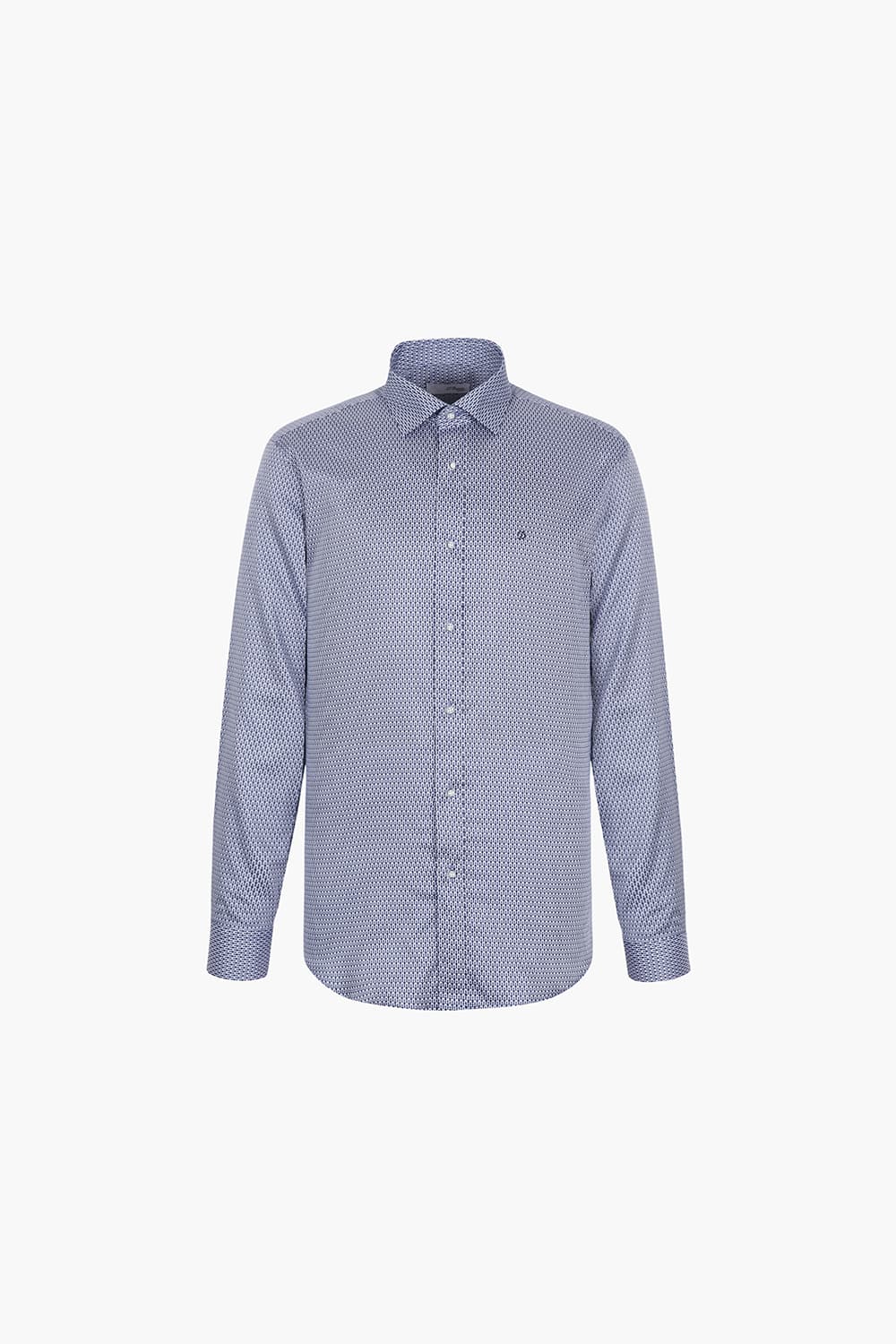 미니 베어 모티브 프린트 251 컴포터블 셔츠 네이비 SE5SM21LS253SNY