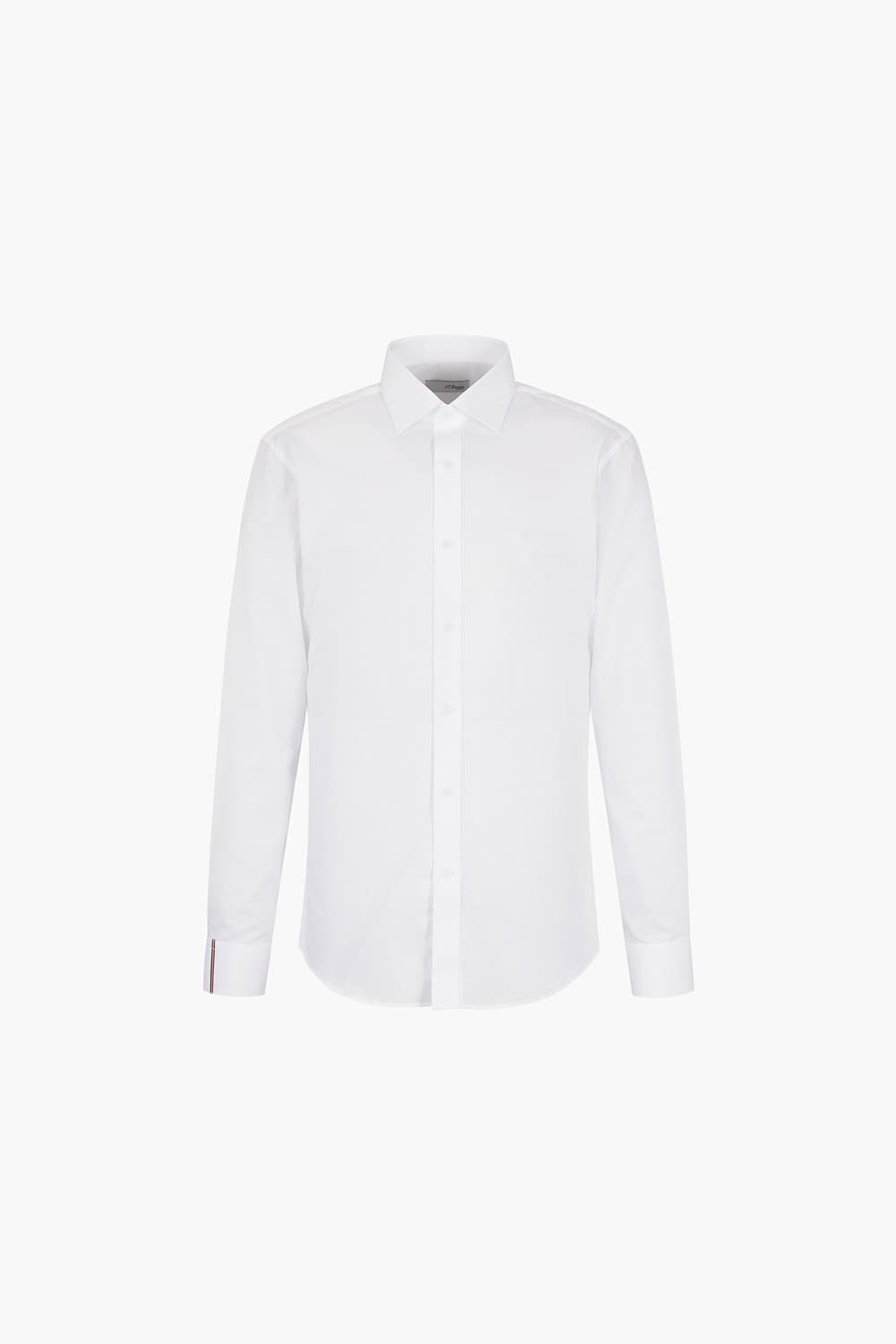 면 혼방 커프스 트리콜로르 308 컴포터블 셔츠 화이트 SE5SM21LS308SWH