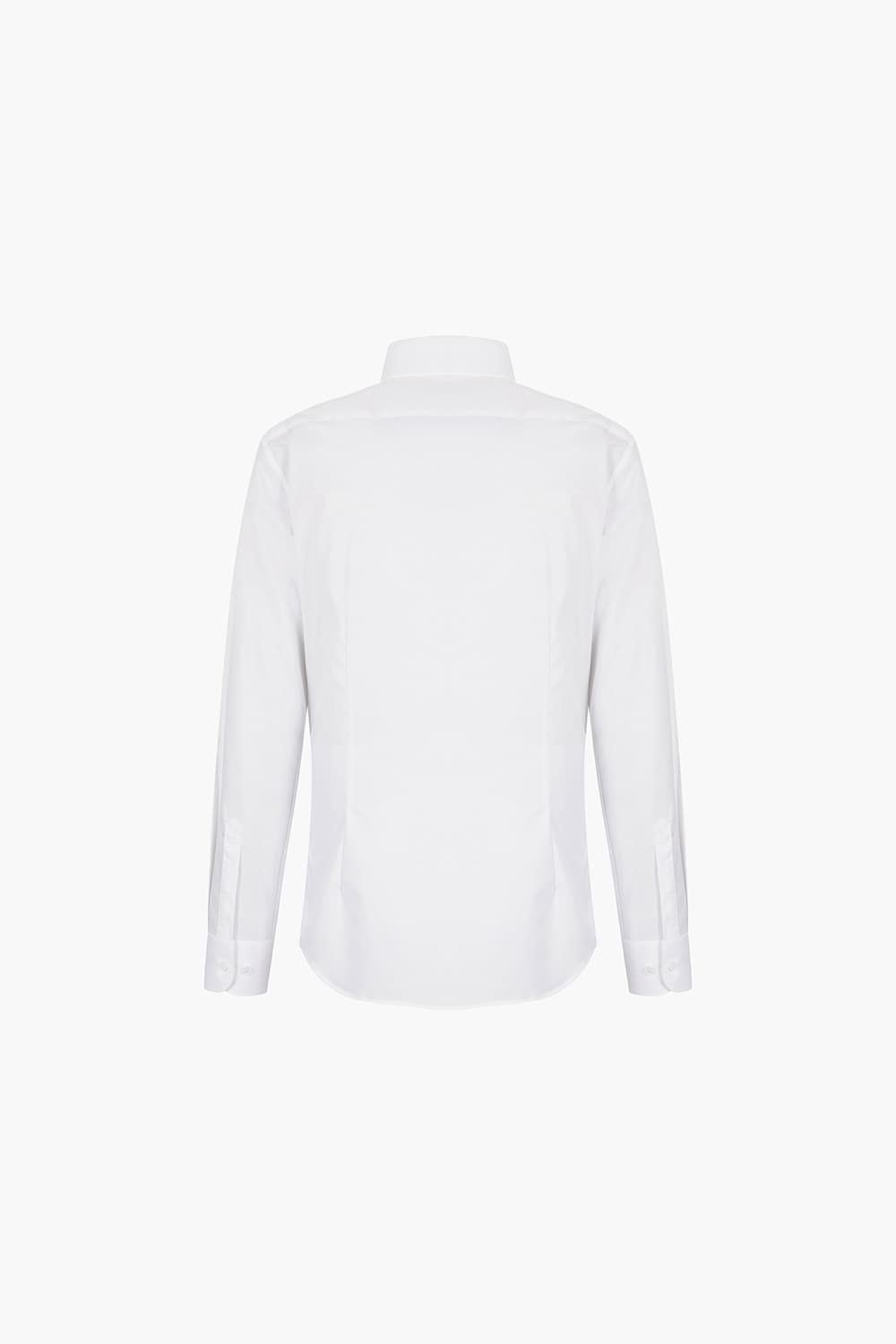 면 혼방 커프스 트리콜로르 308 컴포터블 셔츠 화이트 SE5SM21LS308SWH