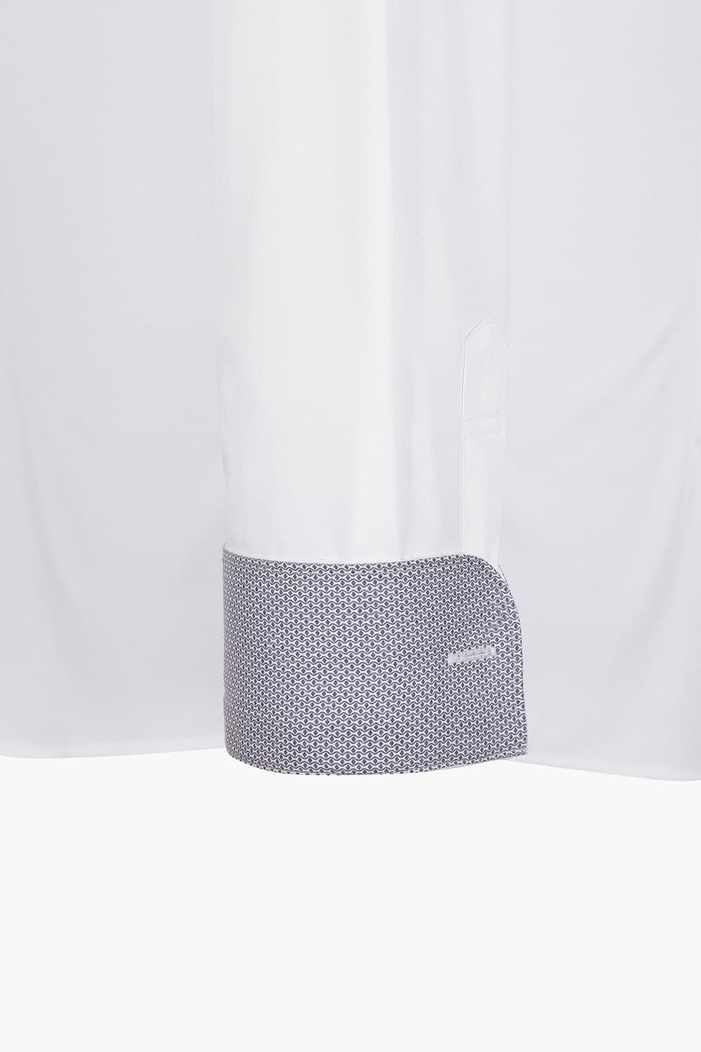 뱀부 스트레치 솔리드 304 컴포터블 셔츠 화이트 SE5SM21LS304SWH