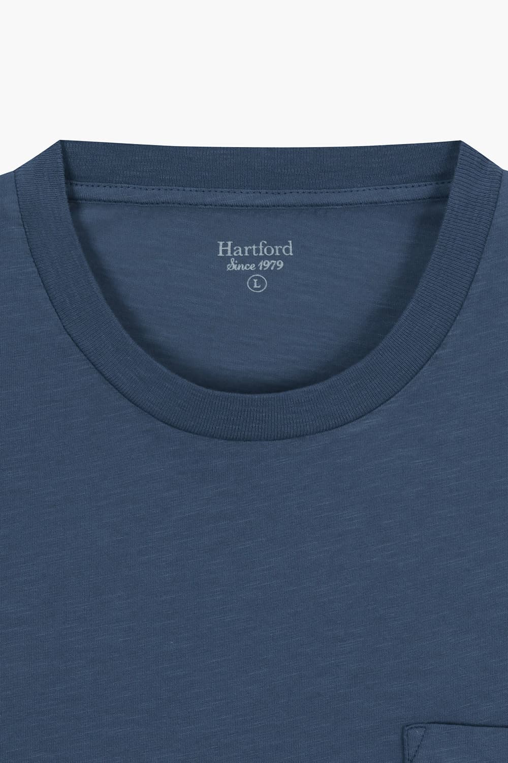 코튼 포켓 크루넥 반소매 티셔츠 BD7130305