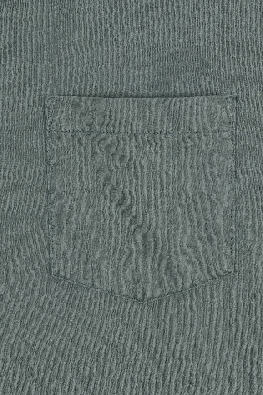 코튼 포켓 크루넥 반소매 티셔츠 BD7130310