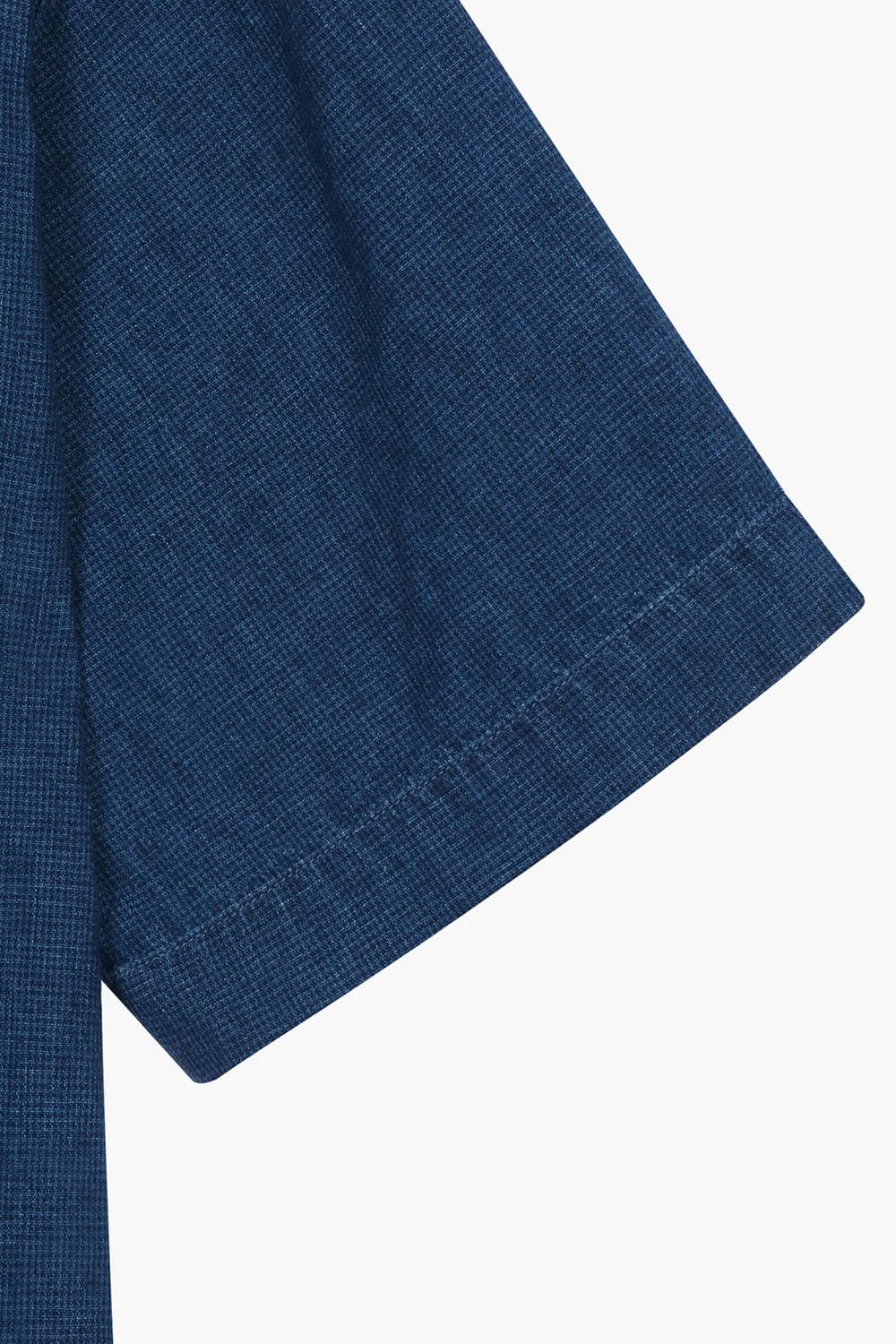 데님 포켓 테일러드 카라 반소매 셔츠 BD1402801