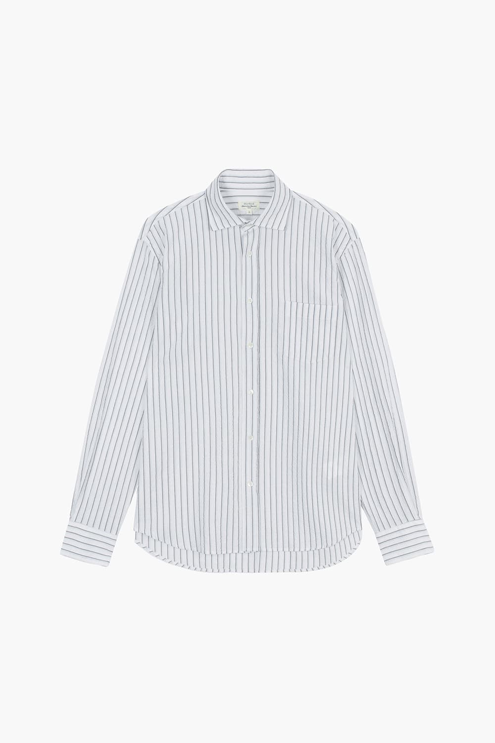 PAUL 코튼 스트라이프 포켓 셔츠 BD1101101