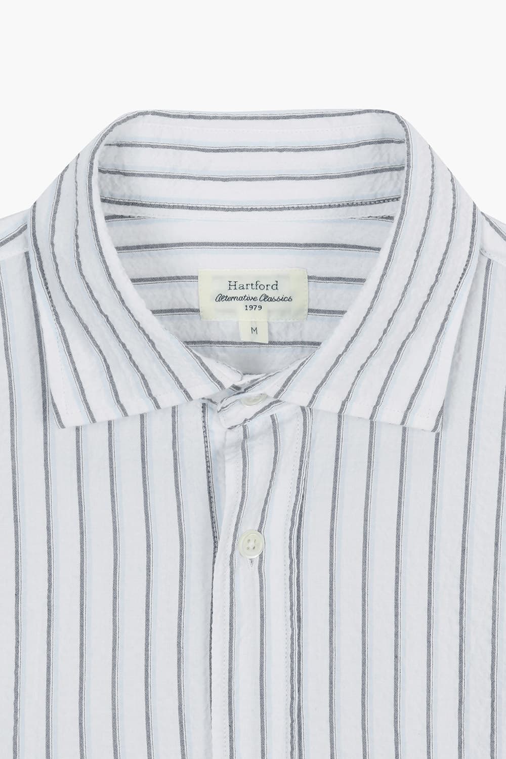 PAUL 코튼 스트라이프 포켓 셔츠 BD1101101