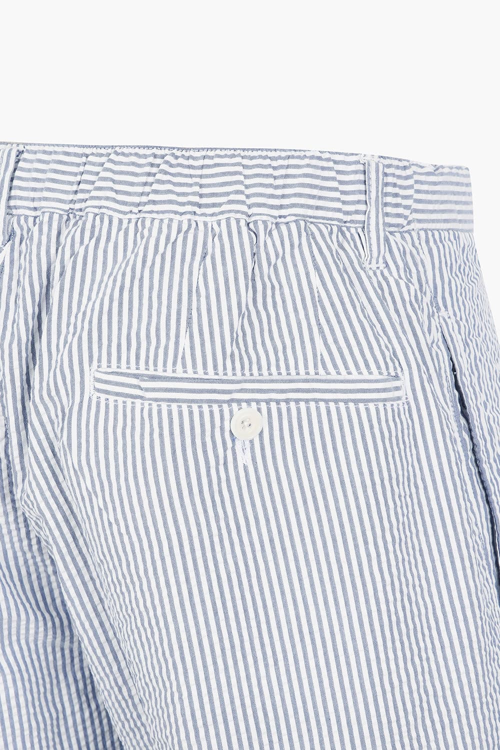 코튼 스트라이프 밴딩 하프팬츠 블루 QE5SMHTPT509Q61