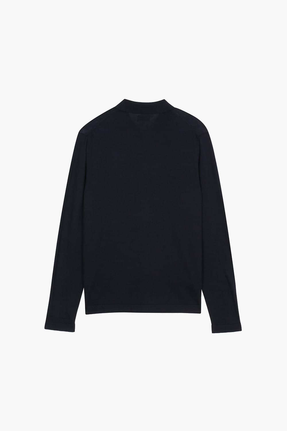 캐시미어 혼방 폴로 긴소매 니트 BDQ231201