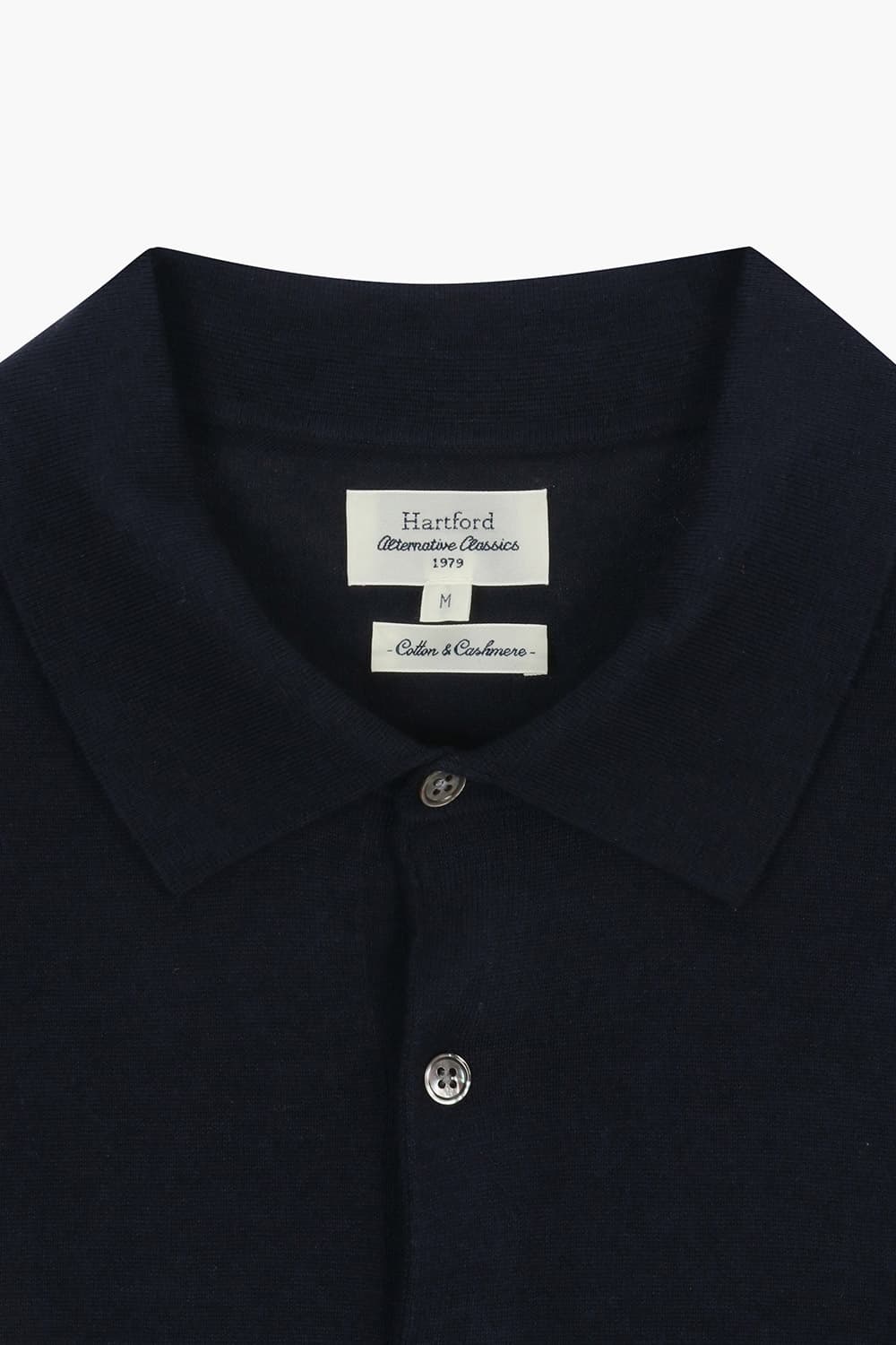 캐시미어 혼방 폴로 긴소매 니트 BDQ231201