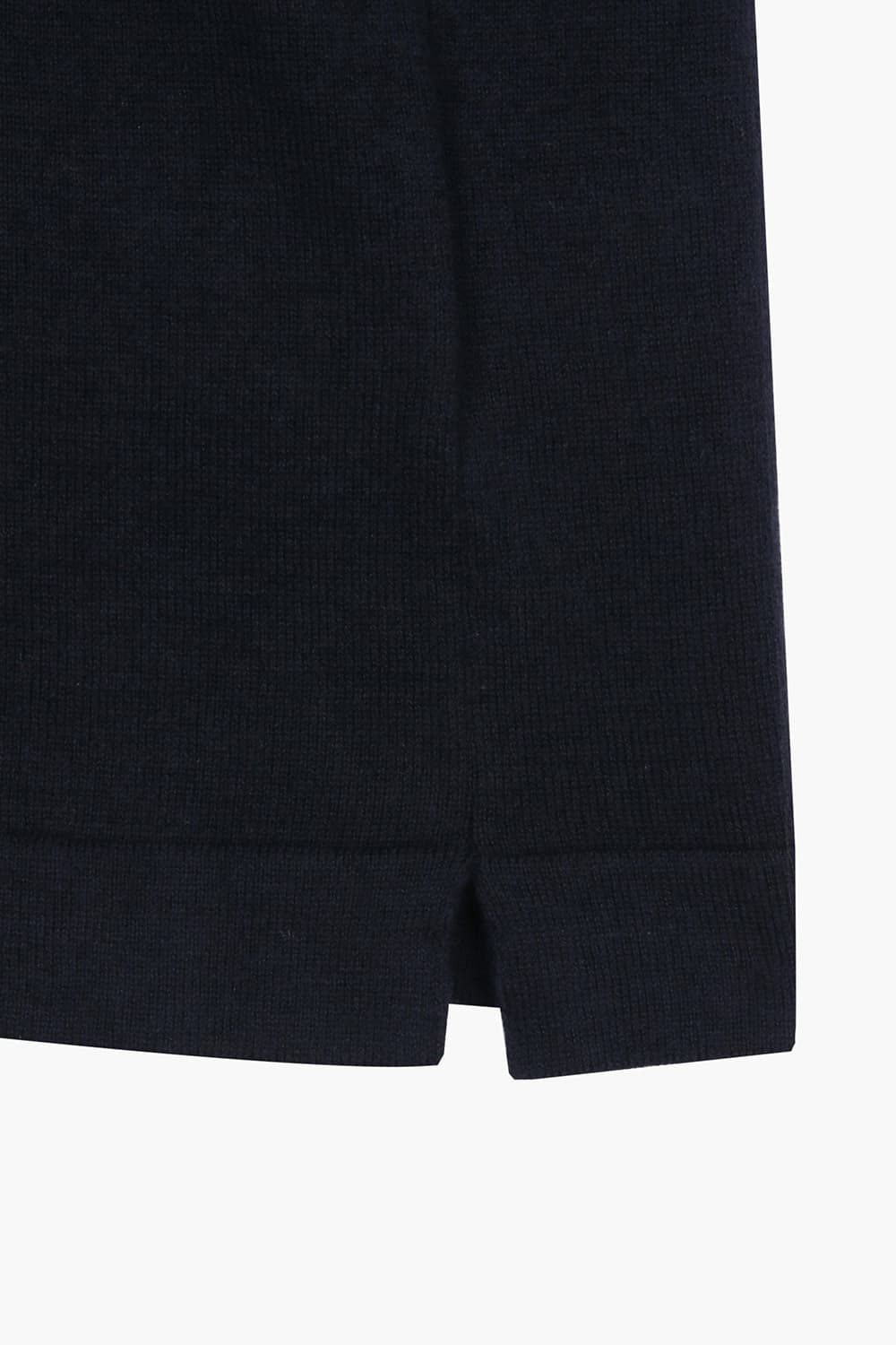 캐시미어 혼방 폴로 긴소매 니트 BDQ231201