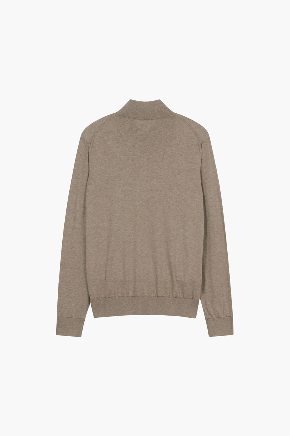 TRUCKER 캐시미어 혼방 하프 집업 긴소매 니트 BDP931208