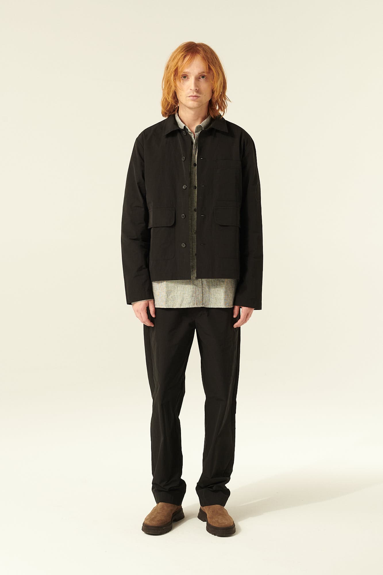 면 믹스 CORRY 자켓 블랙 QE4FMRDOT103Q99