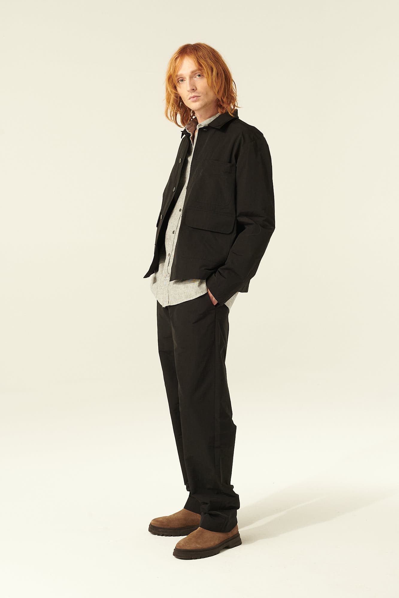 면 믹스 CORRY 자켓 블랙 QE4FMRDOT103Q99