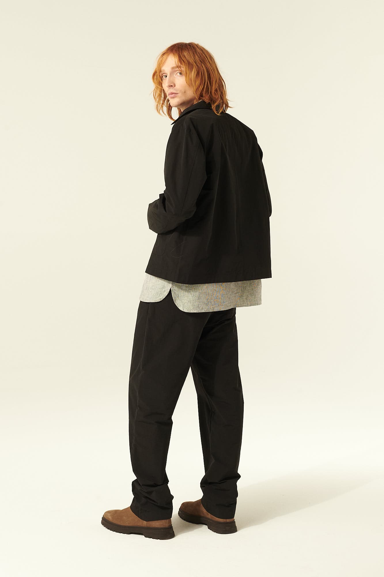 면 믹스 CORRY 자켓 블랙 QE4FMRDOT103Q99