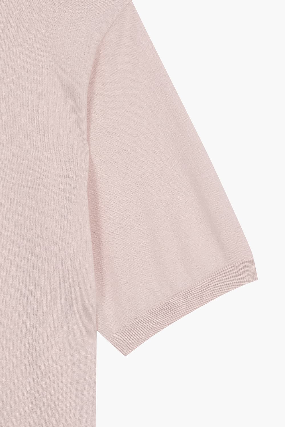 실크 혼방 폴로 반소매 니트 1223ALMASW816