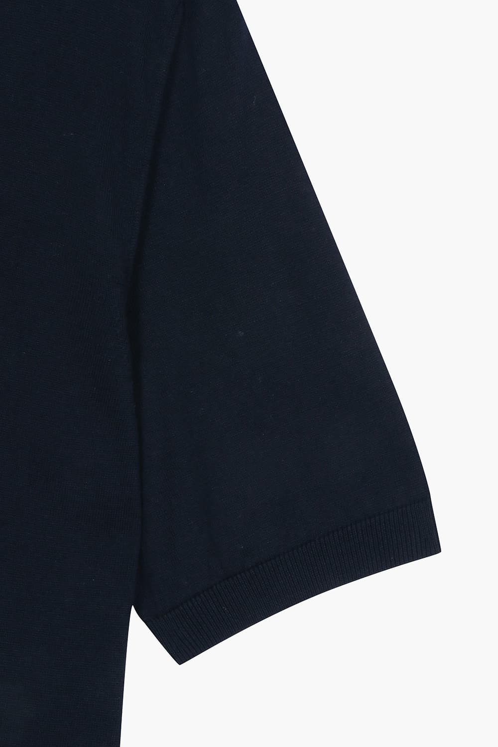 MC 실크 혼방 카라넥 반소매 니트 BPS134P555202