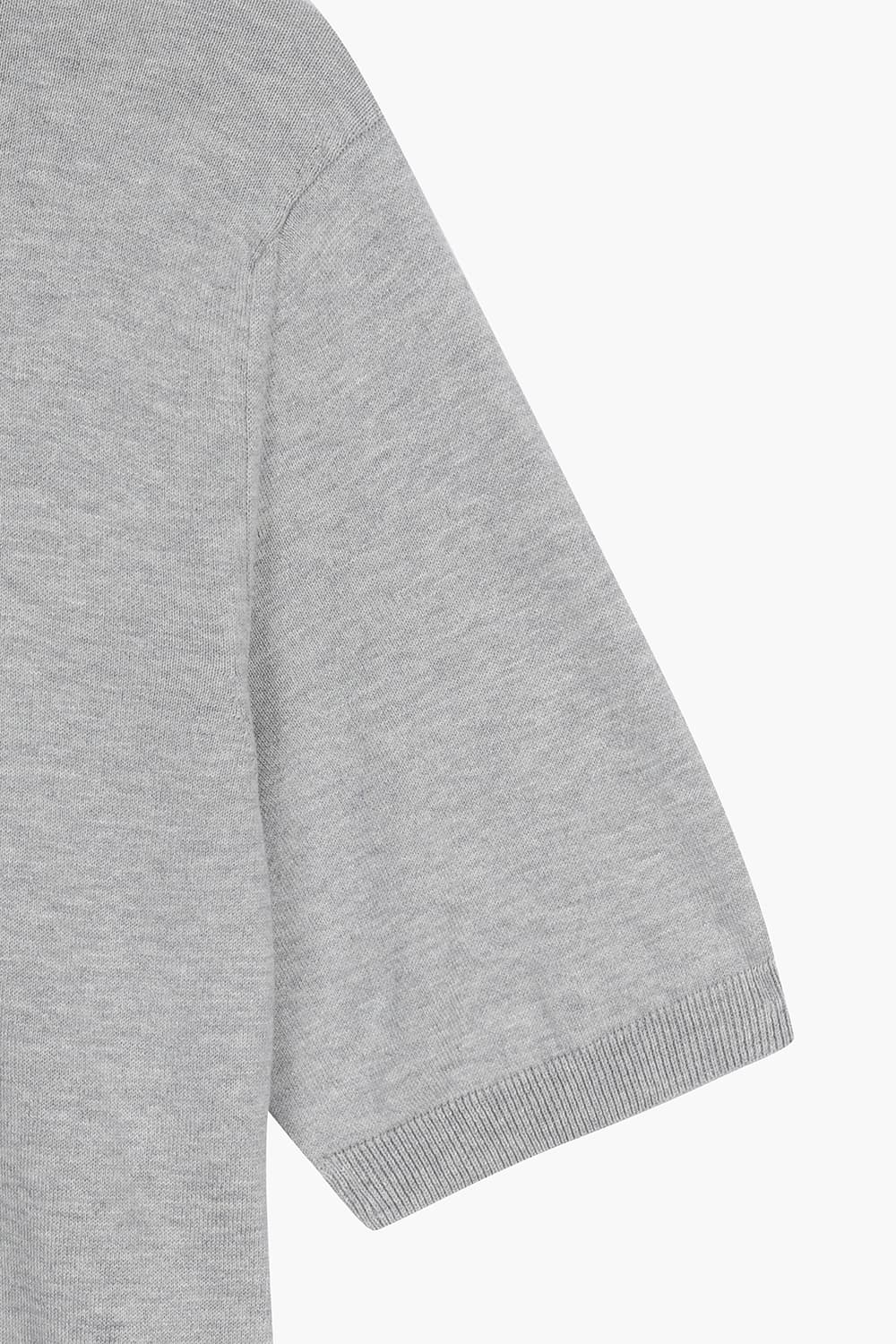 MC 실크 혼방 크루넥 반소매 니트 BPS132P555201