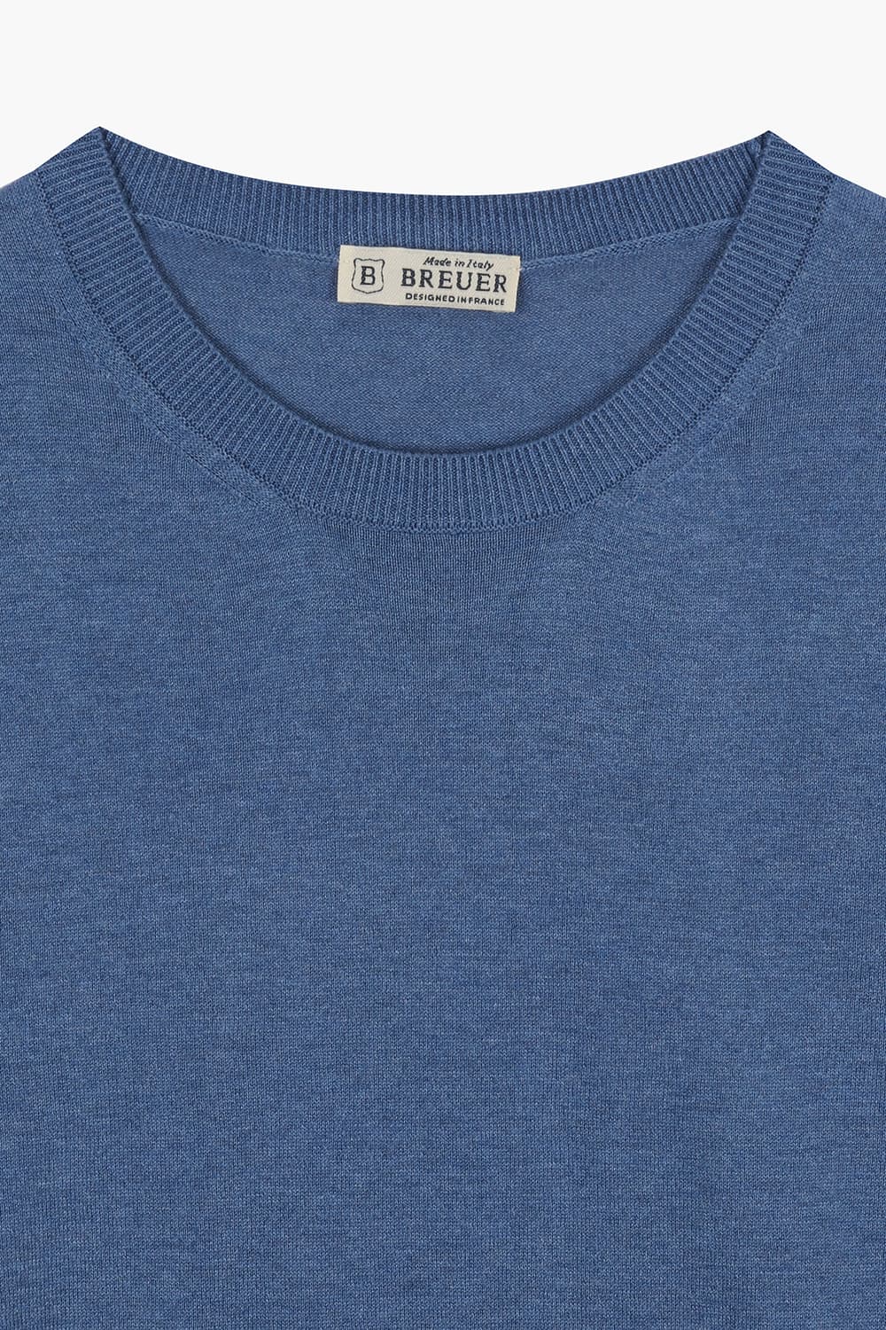 MC 실크 혼방 크루넥 반소매 니트 BPS132P555204