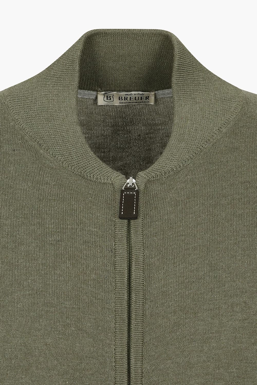 코튼 헨리넥 니트 집업 BR1004P554004