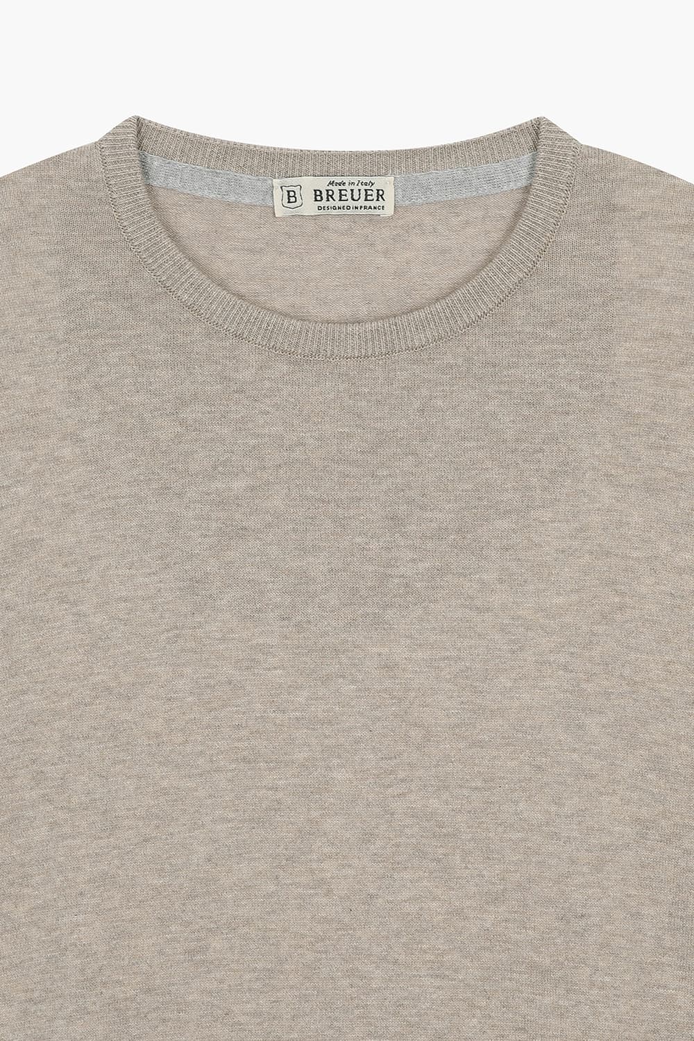 ROND 코튼 크루넥 긴소매 니트 BR1001P554006