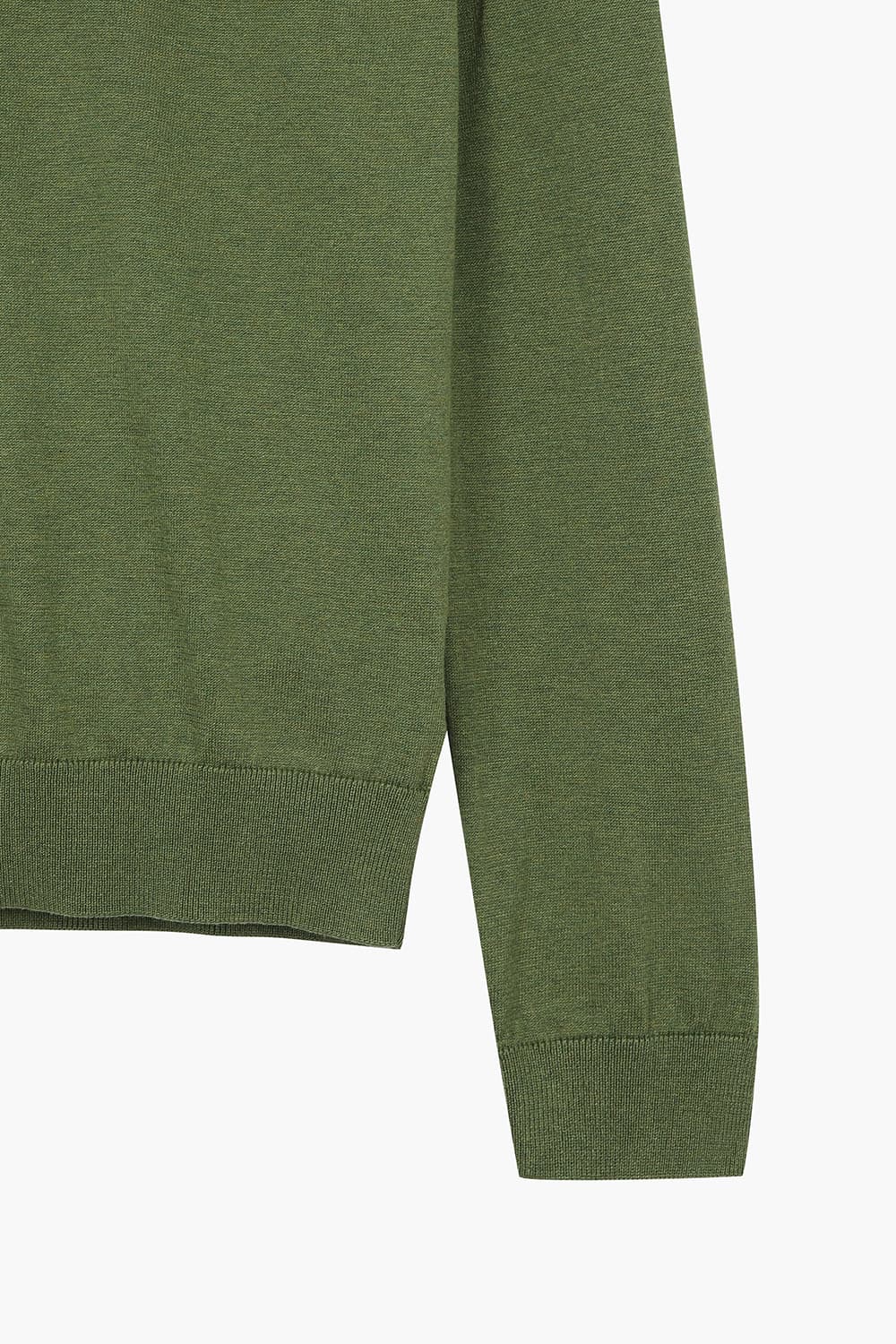 실크 혼방 폴로 긴소매 니트 BPS133P555203