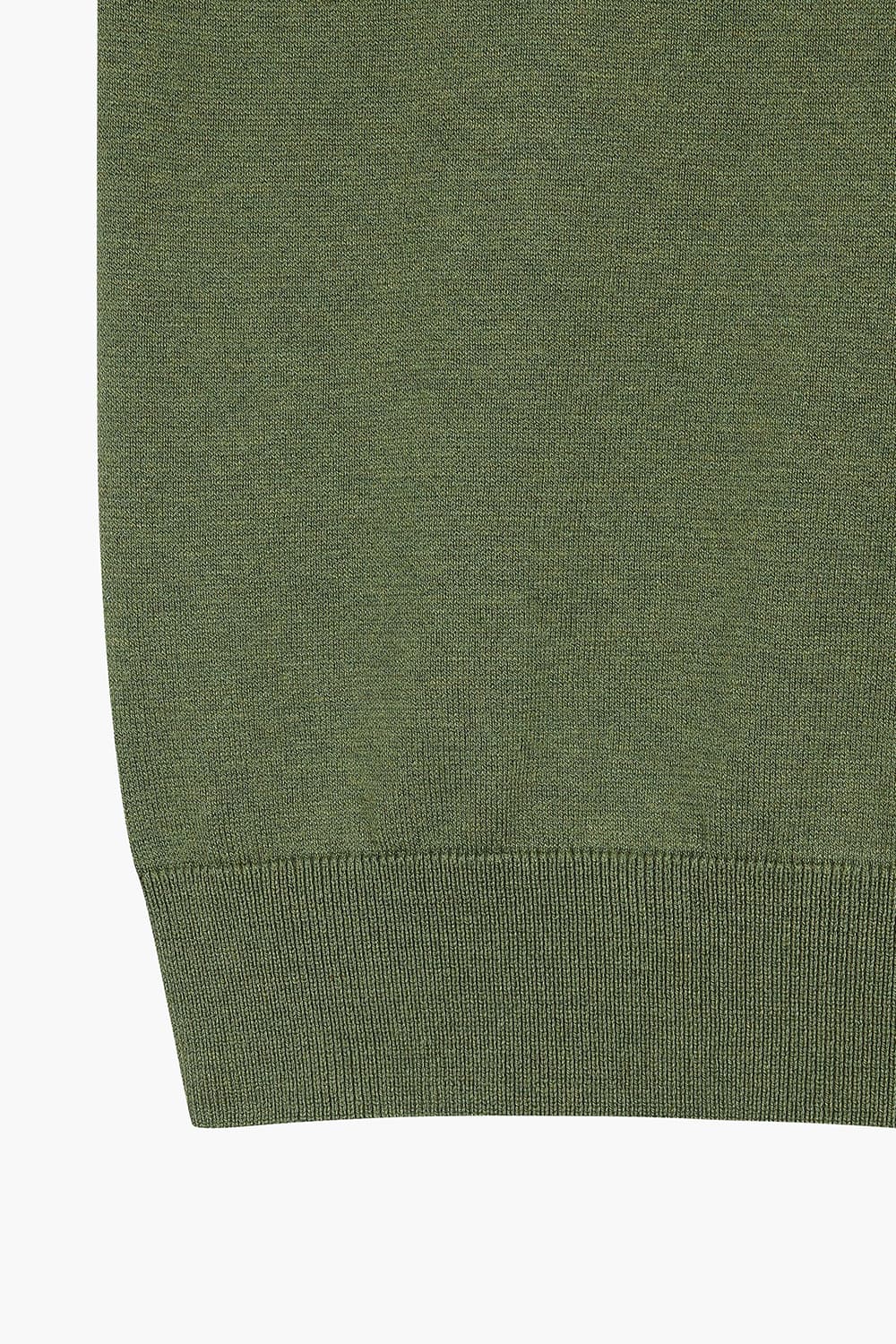 실크 혼방 폴로 긴소매 니트 BPS133P555203