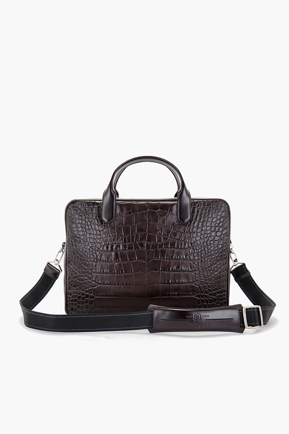 라인D 크로코 댄디 도큐먼트홀더 브라운 CG181163Z