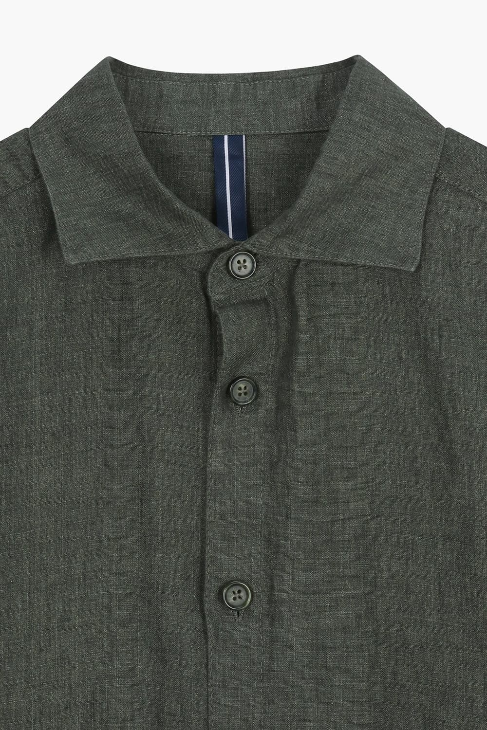 GIACCA 린넨 셔츠형 캐주얼 자켓 JK1761334834