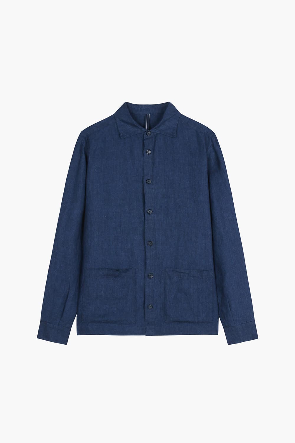 투 포켓 린넨 셔켓 네이비 RE5SMMAOT805R66