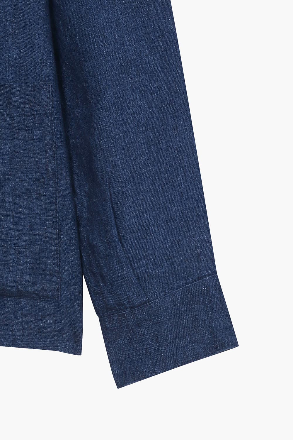 투 포켓 린넨 셔켓 네이비 RE5SMMAOT805R66