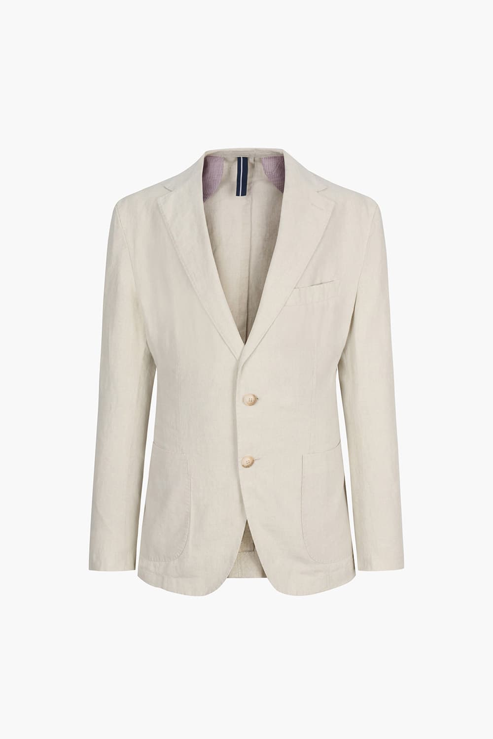 프리미엄 린넨 투 버튼 자켓 아이보리 RE5SMMAJA808R10