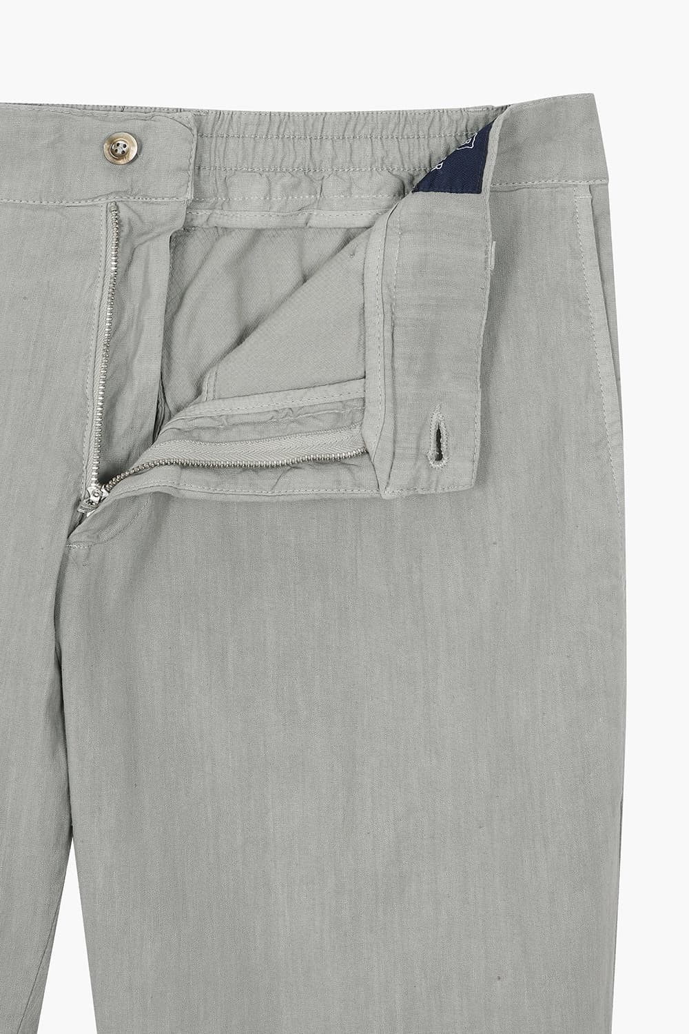 코튼 린넨믹스 스트레이트 팬츠 라이트 그레이 RE5SMMAPT805R90